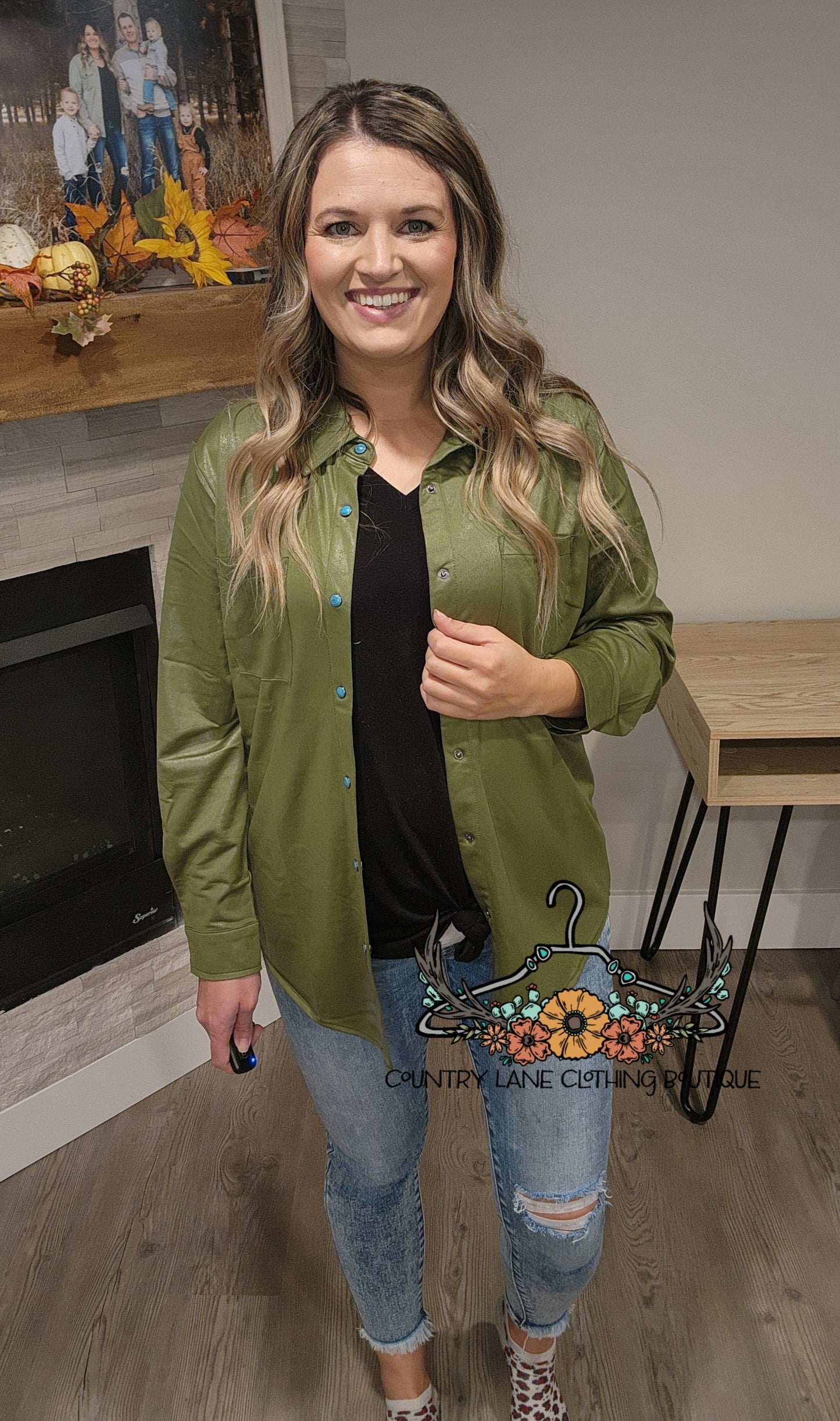 Leather Lux Shacket