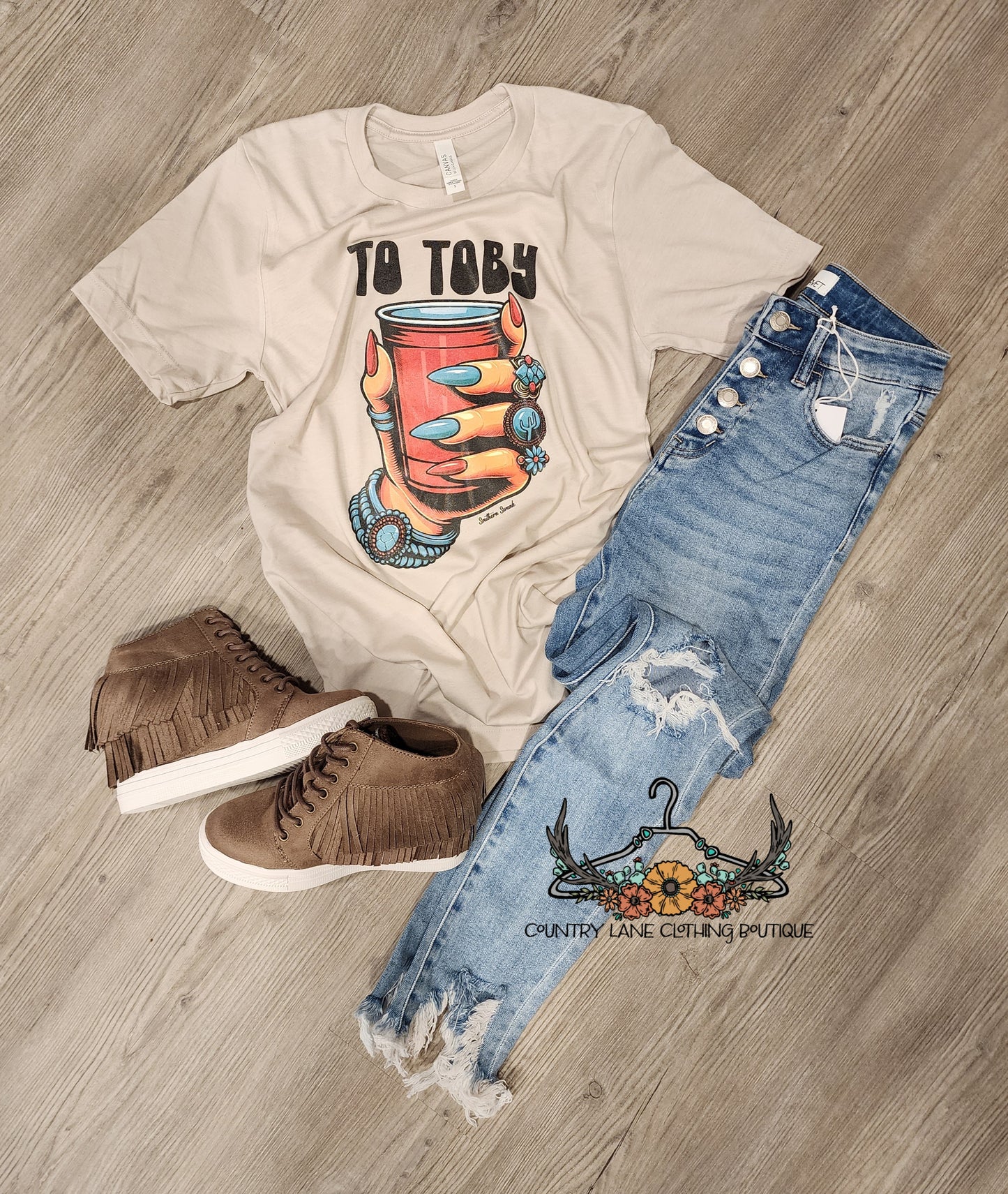 Red Solo Tee