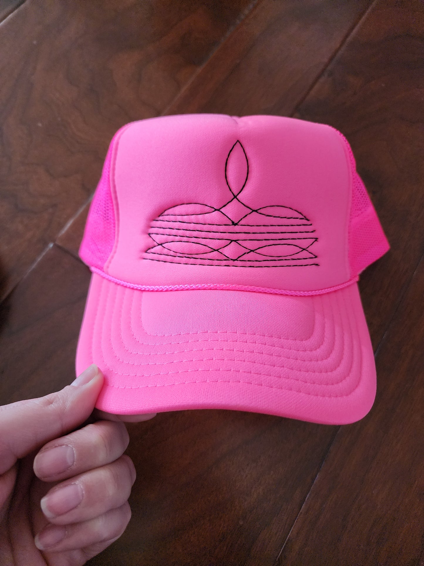 Boot Stitch Trucker Hat