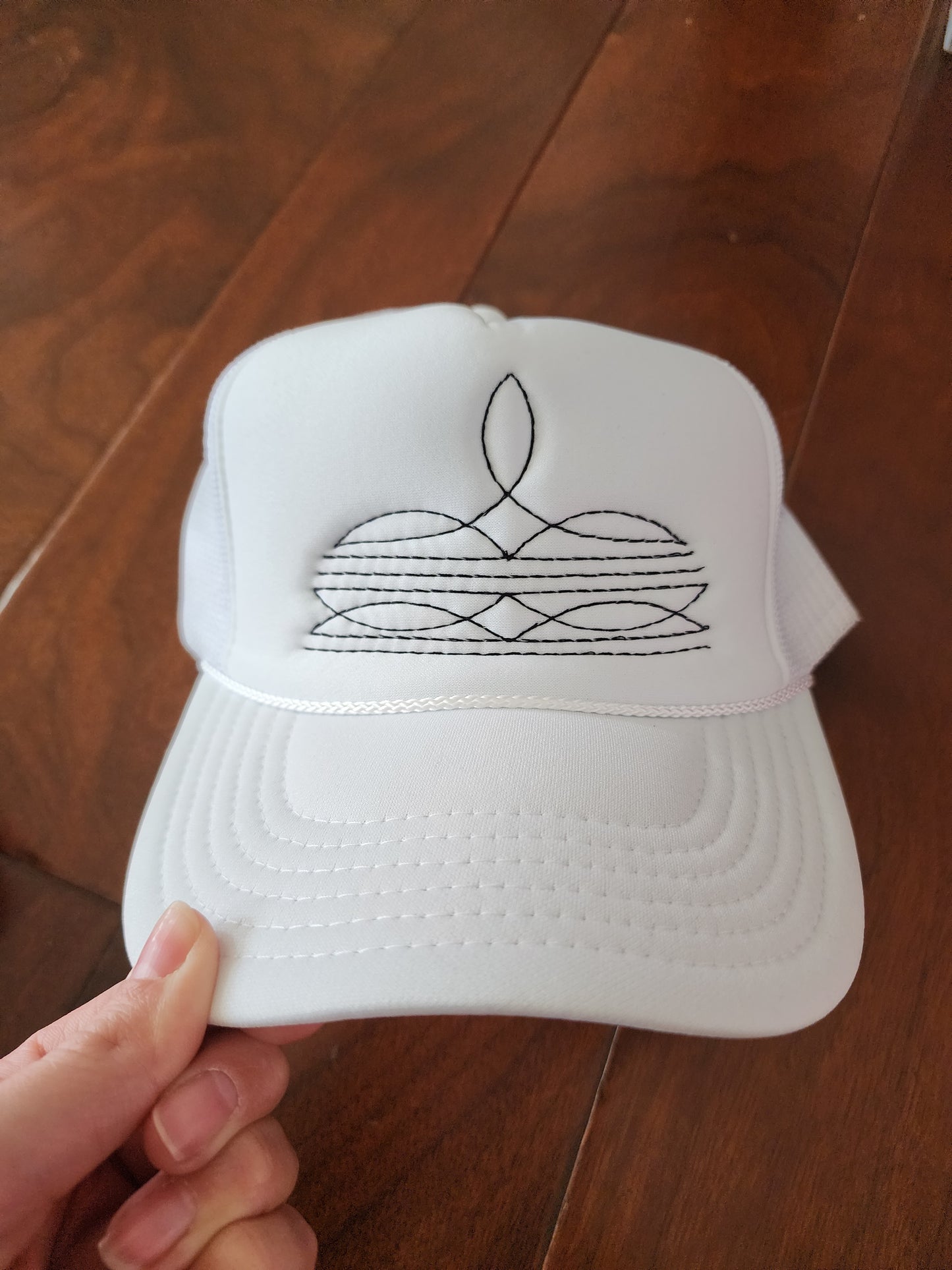 Boot Stitch Trucker Hat