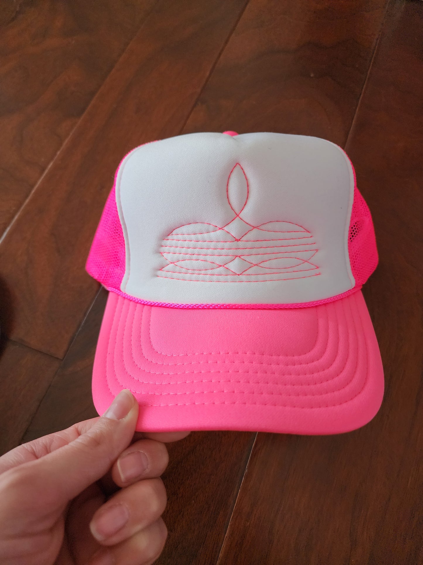 Boot Stitch Trucker Hat
