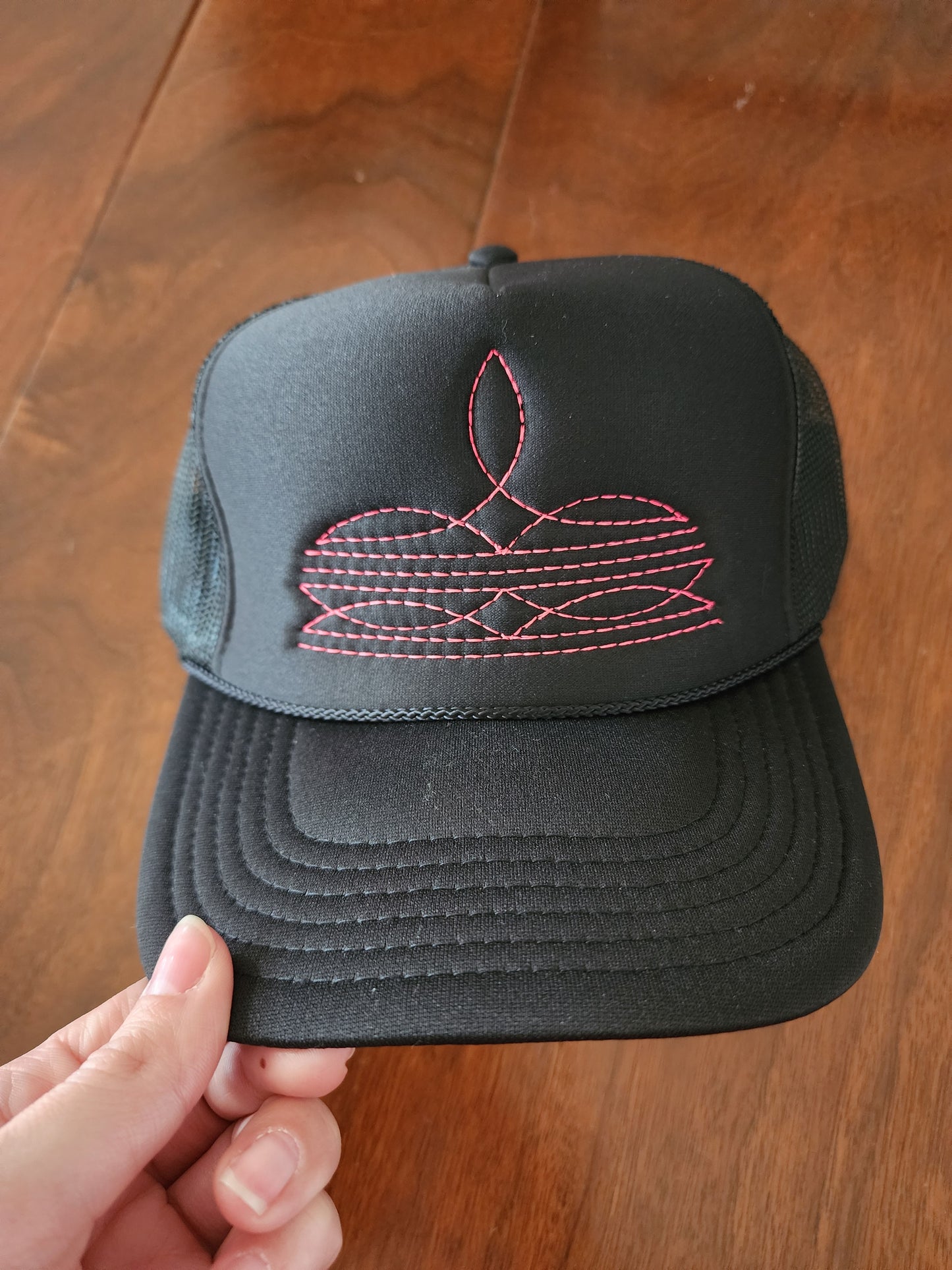 Boot Stitch Trucker Hat