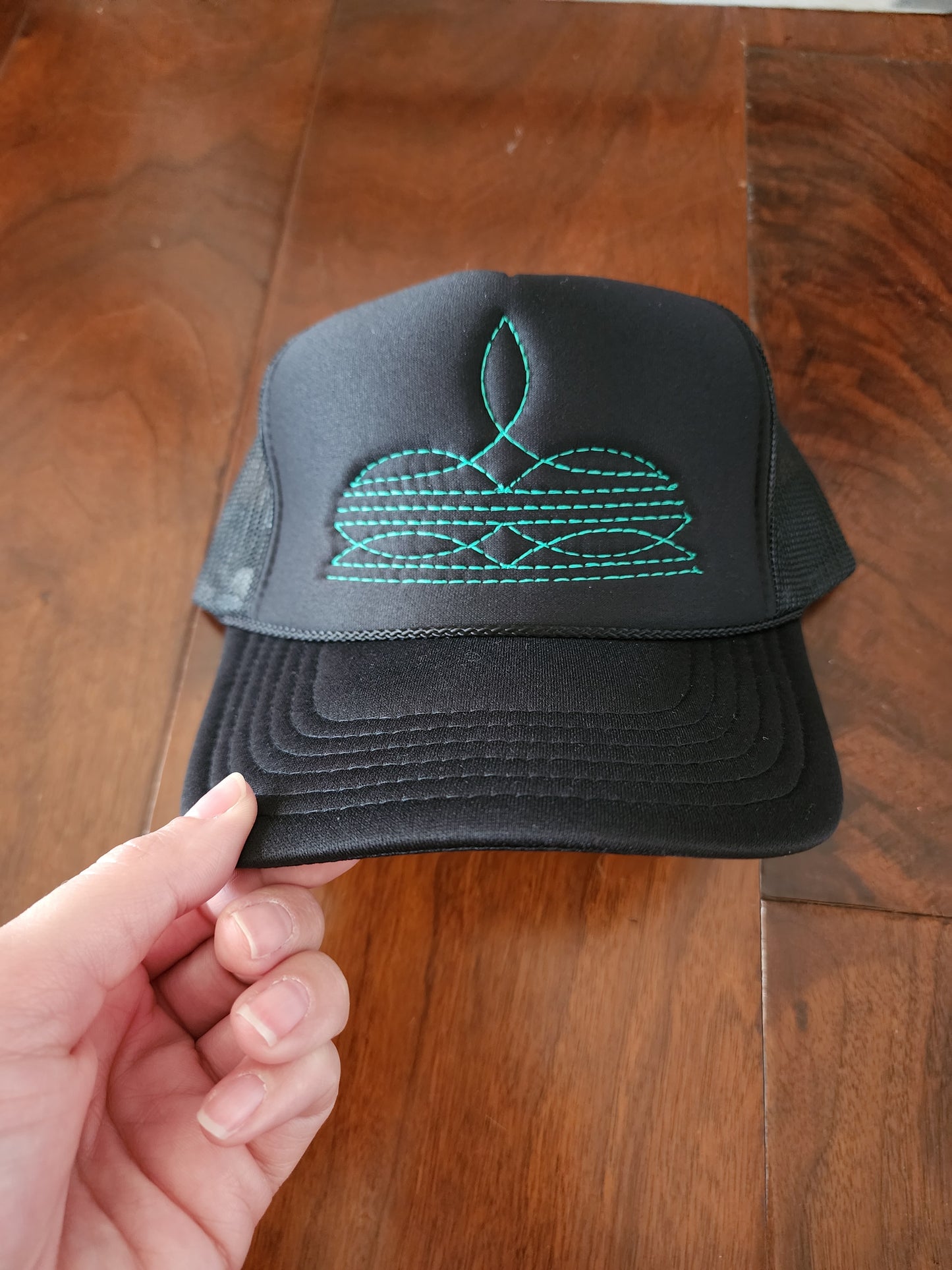 Boot Stitch Trucker Hat