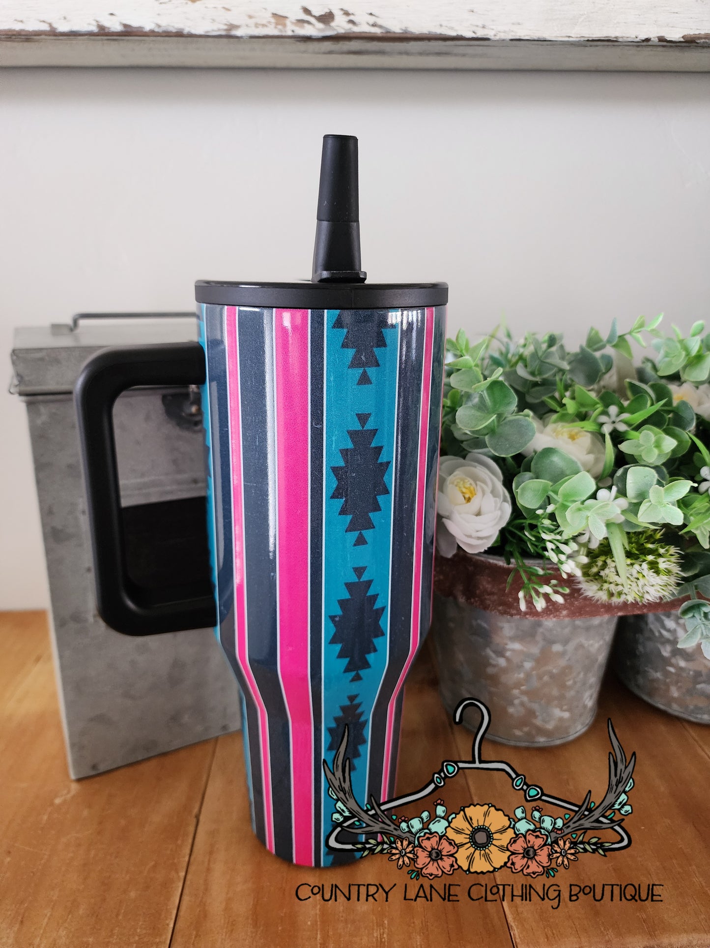 Throwback 40oz Aztec Tumbler