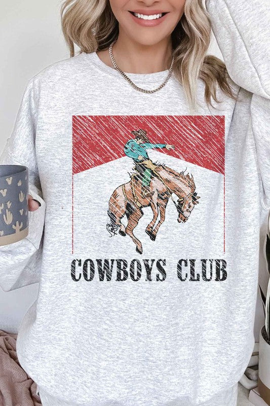 Cowboys Club Sweatshirt-SHIPS DIRECTLY TO YOU!