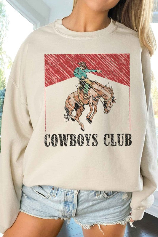 Cowboys Club Sweatshirt-SHIPS DIRECTLY TO YOU!