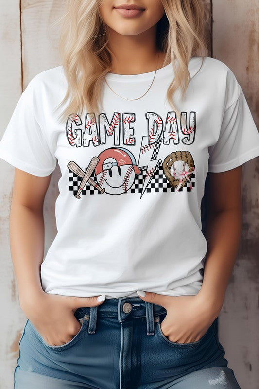 Game Day, Baseball Graphic Tee-SHIPS DIRECTLY TO YOU!
