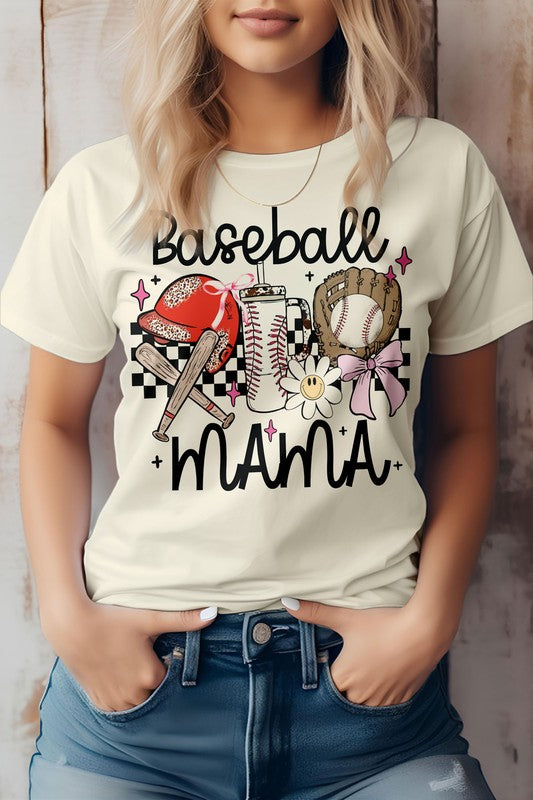 Baseball Mama Graphic Tee-SHIPS DIRECTLY TO YOU!