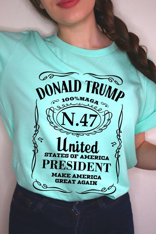 Donald Trump USA President 47 Maga Graphic Tee-SHIPS DIRECTLY TO YOU!
