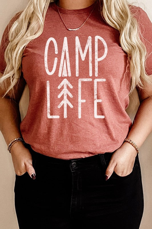 Camp Life Graphic Tee-SHIPS DIRECTLY TO YOU!