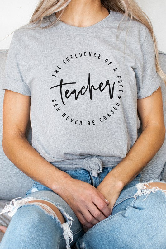 The Influence Of A Good Teacher Graphic Tee-SHIPS DIRECTLY TO YOU!