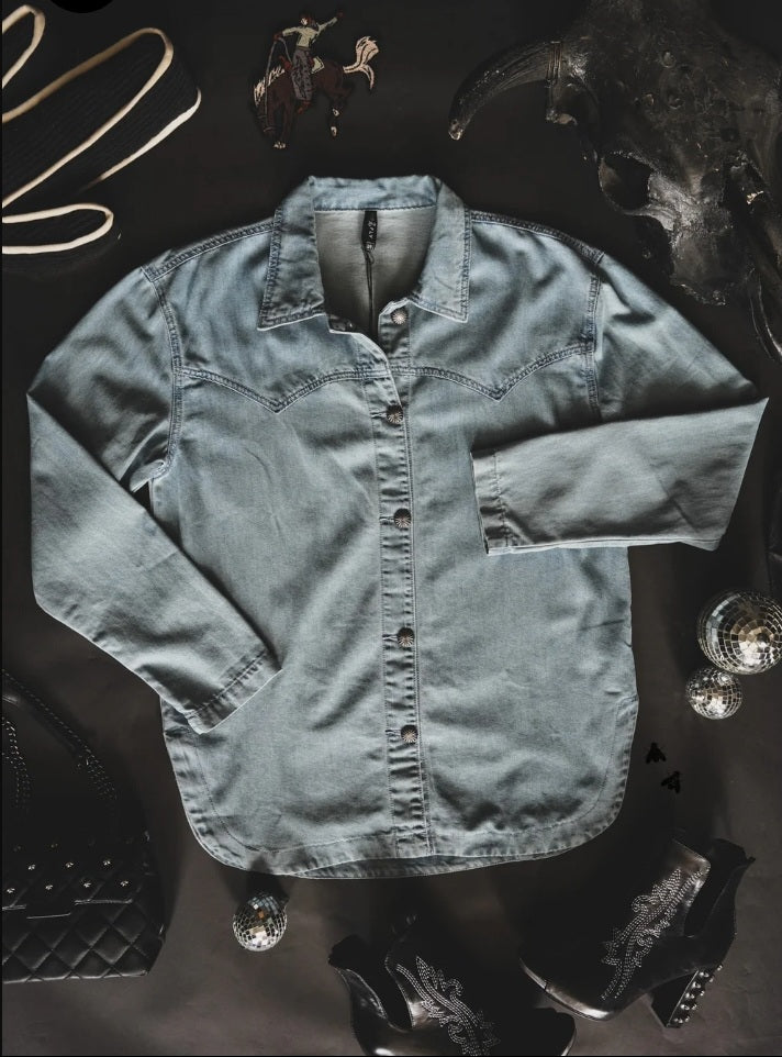 Homesteader Denim Top