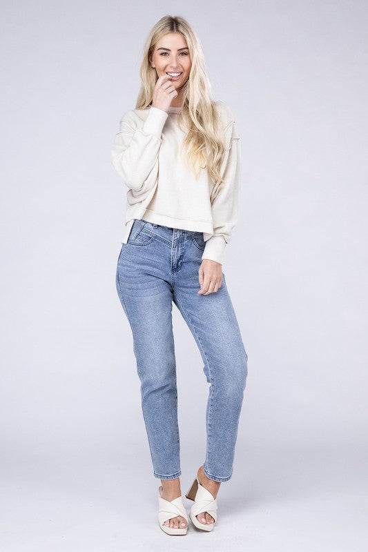 Brushed Melange Hacci Oversized Sweater-SHIPS DIRECTLY TO YOU!