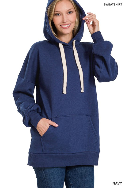 Oversized Hoodie Longline Sweatshirt-SHIPS DIRECTLY TO YOU!