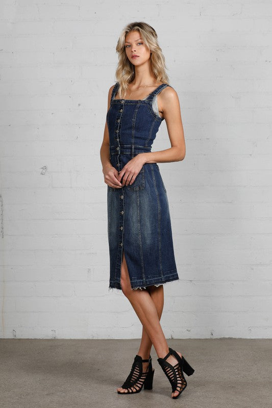 KT Denim Dress-SHIPS DIRECTLY TO YOU!