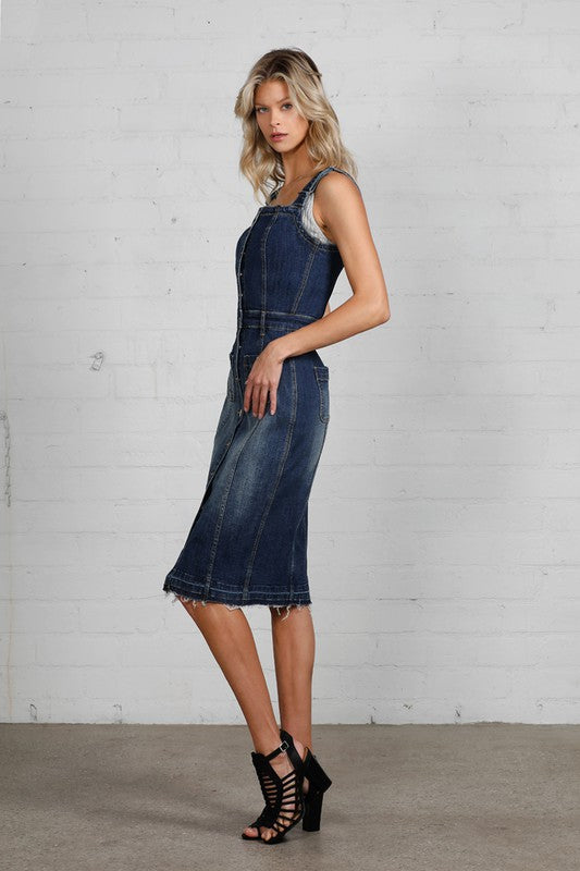 KT Denim Dress-SHIPS DIRECTLY TO YOU!