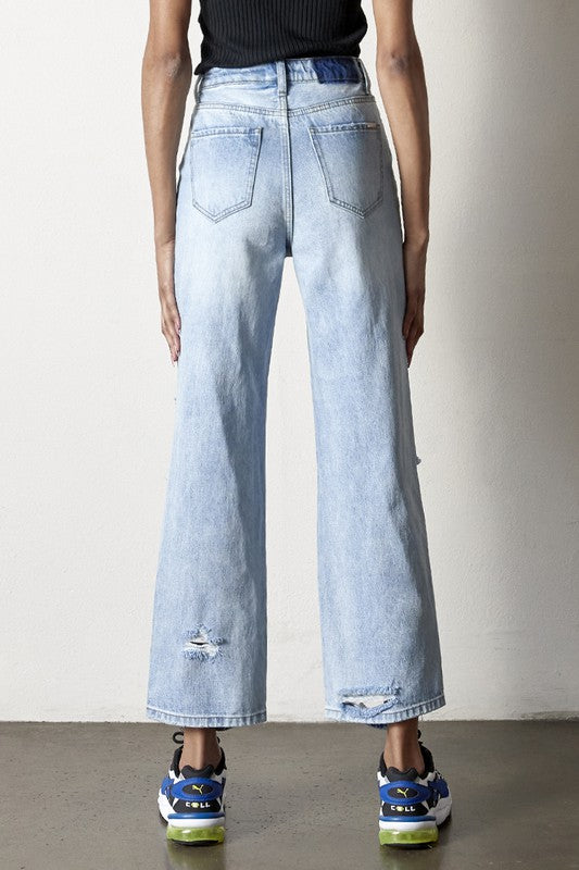 Destroyed Straight Jeans-SHIPS DIRECTLY TO YOU!