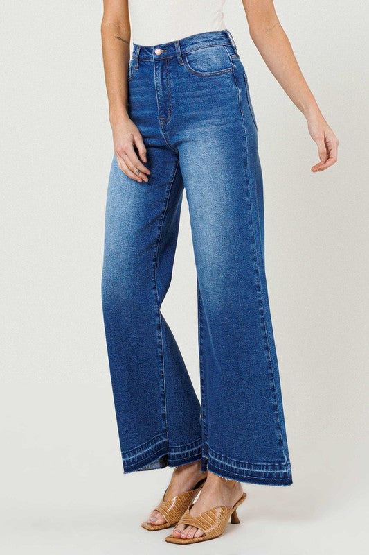 High Waisted Wide Leg Jeans-SHIPS DIRECTLY TO YOU!