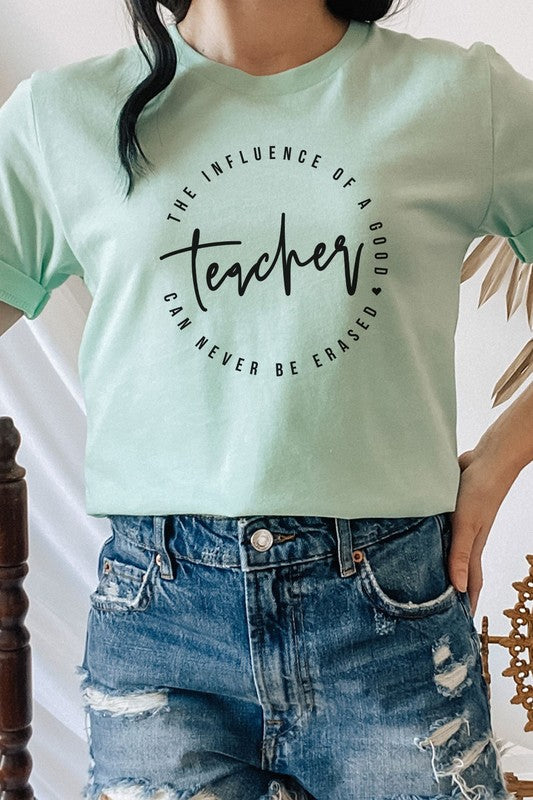 The Influence Of A Good Teacher Graphic Tee-SHIPS DIRECTLY TO YOU!
