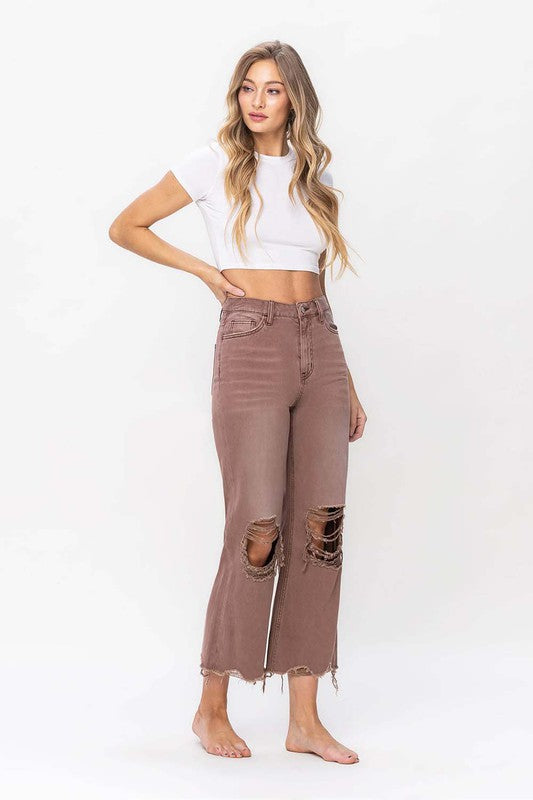 90's Vintage Crop Flare Jean-SHIPS DIRECTLY TO YOU!