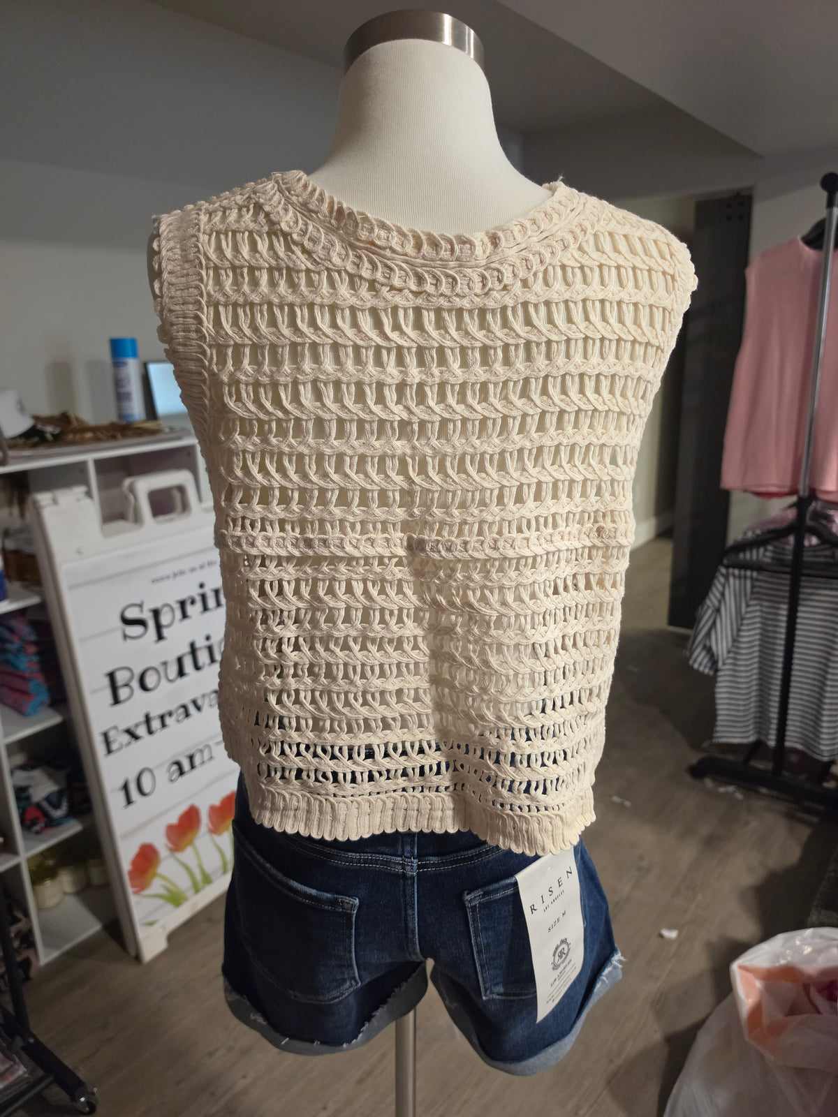 Beckett Crochet Vest
