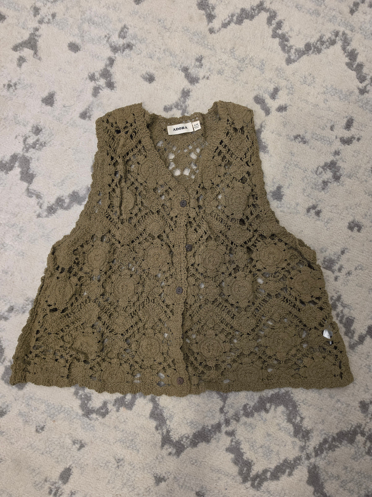 Ginny Crochet Vest