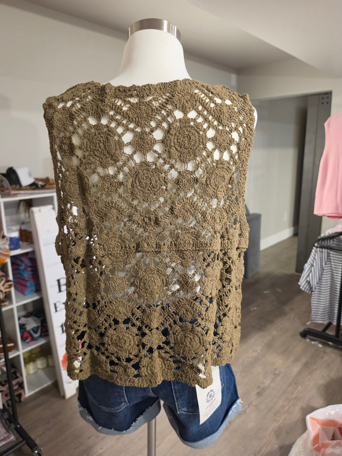 Ginny Crochet Vest