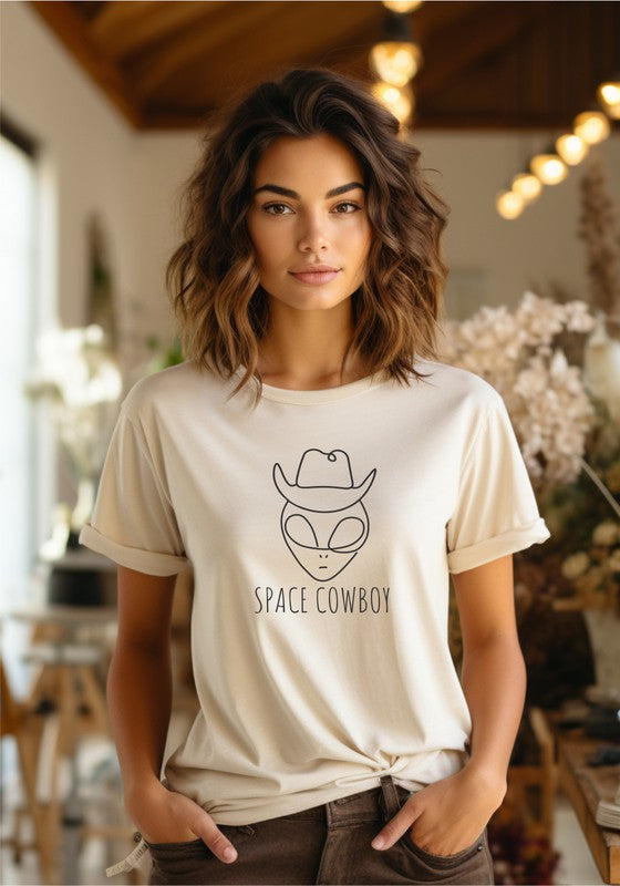 Space Cowboy Graphic Tee-SHIPS DIRECTLY TO YOU!
