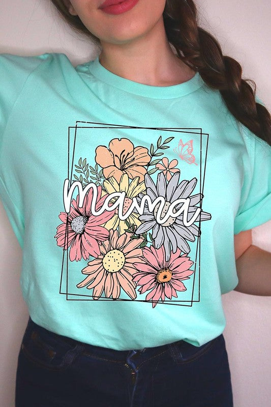 Mama Flower Tee-SHIPS DIRECTLY TO YOU!