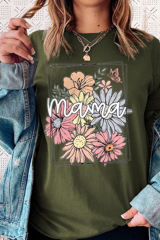 Mama Flower Tee-SHIPS DIRECTLY TO YOU!