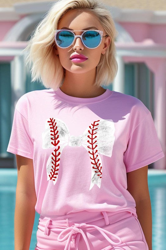 Coquette Bow Baseball Tee-SHIPS DIRECTLY TO YOU!