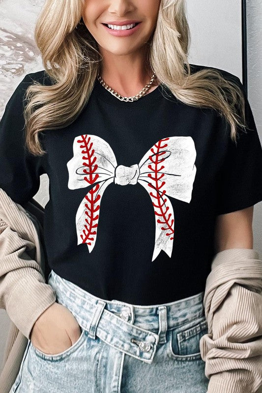 Coquette Bow Baseball Tee-SHIPS DIRECTLY TO YOU!