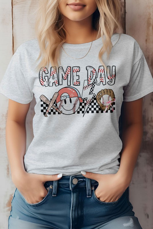 Game Day, Baseball Graphic Tee-SHIPS DIRECTLY TO YOU!