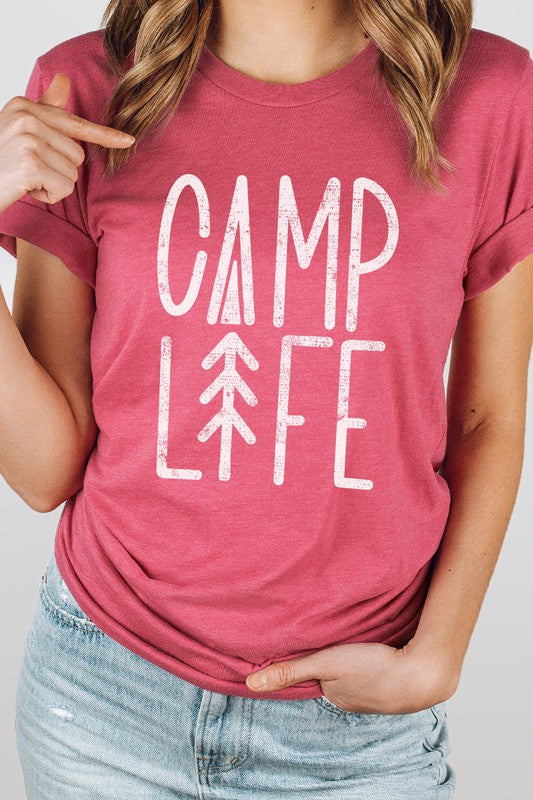 Camp Life Graphic Tee-SHIPS DIRECTLY TO YOU!