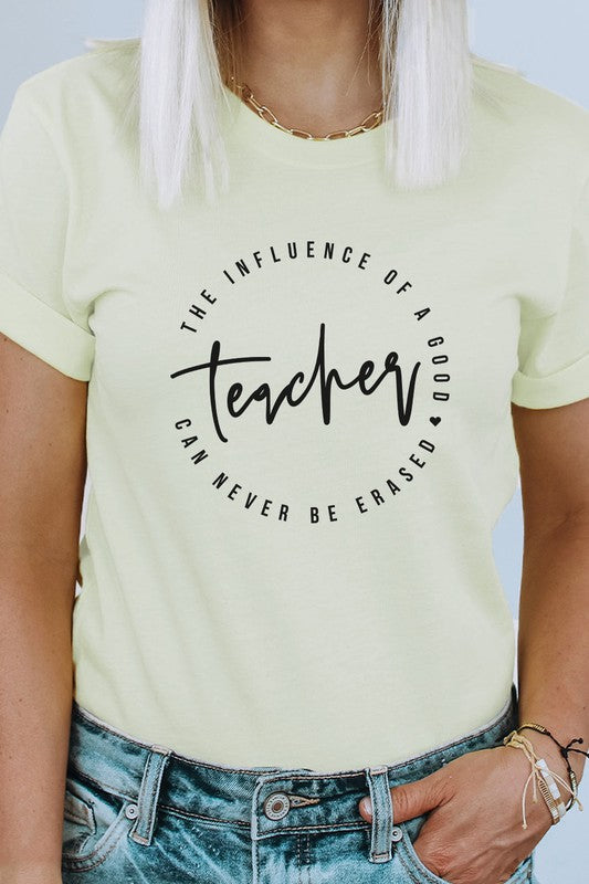 The Influence Of A Good Teacher Graphic Tee-SHIPS DIRECTLY TO YOU!