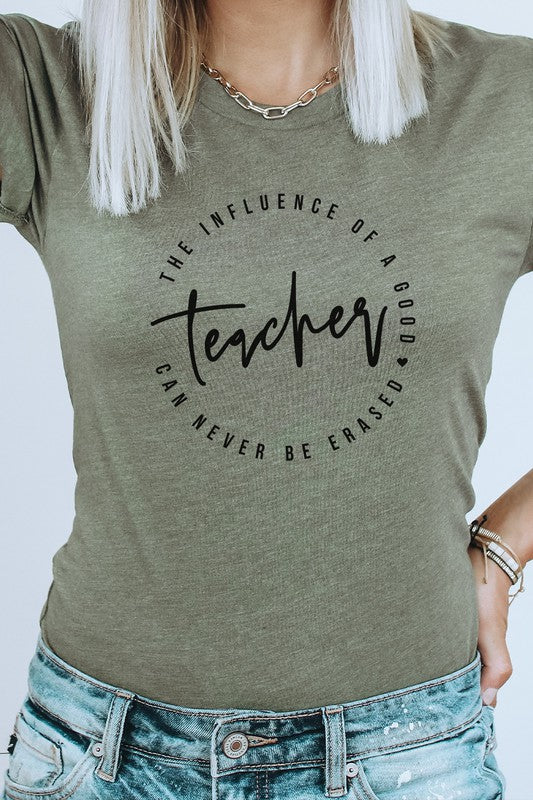 The Influence Of A Good Teacher Graphic Tee-SHIPS DIRECTLY TO YOU!