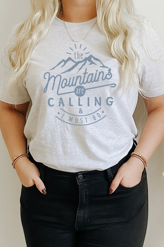 The Mountains Calling Graphic Tee-SHIPS DIRECTLY TO YOU!