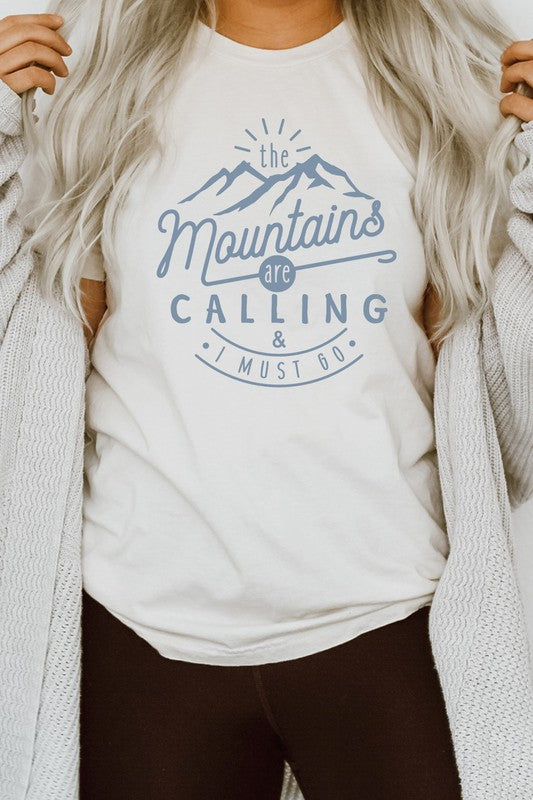 The Mountains Calling Graphic Tee-SHIPS DIRECTLY TO YOU!