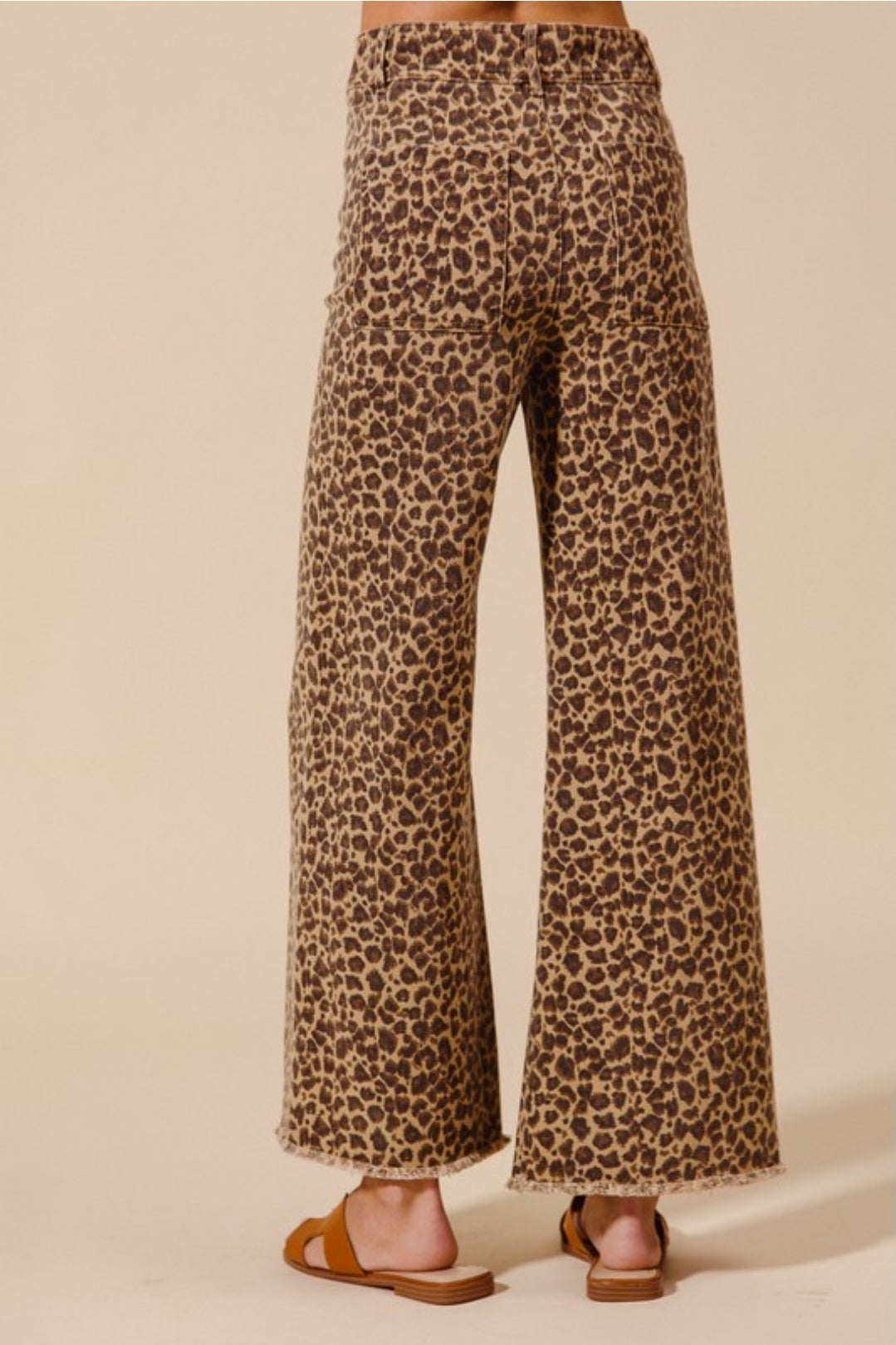 Junie Leopard Print Jeans