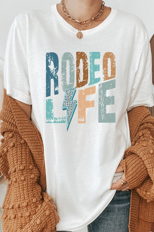 Rodeo Life Graphic Tee-SHIPS DIRECTLY TO YOU!