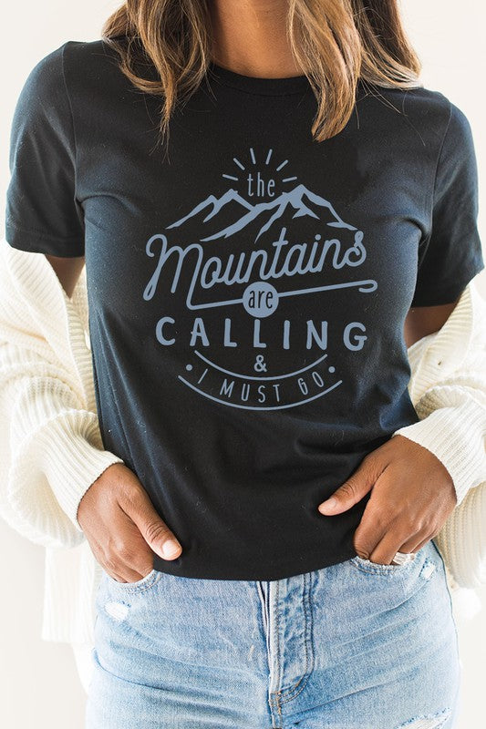 The Mountains Calling Graphic Tee-SHIPS DIRECTLY TO YOU!