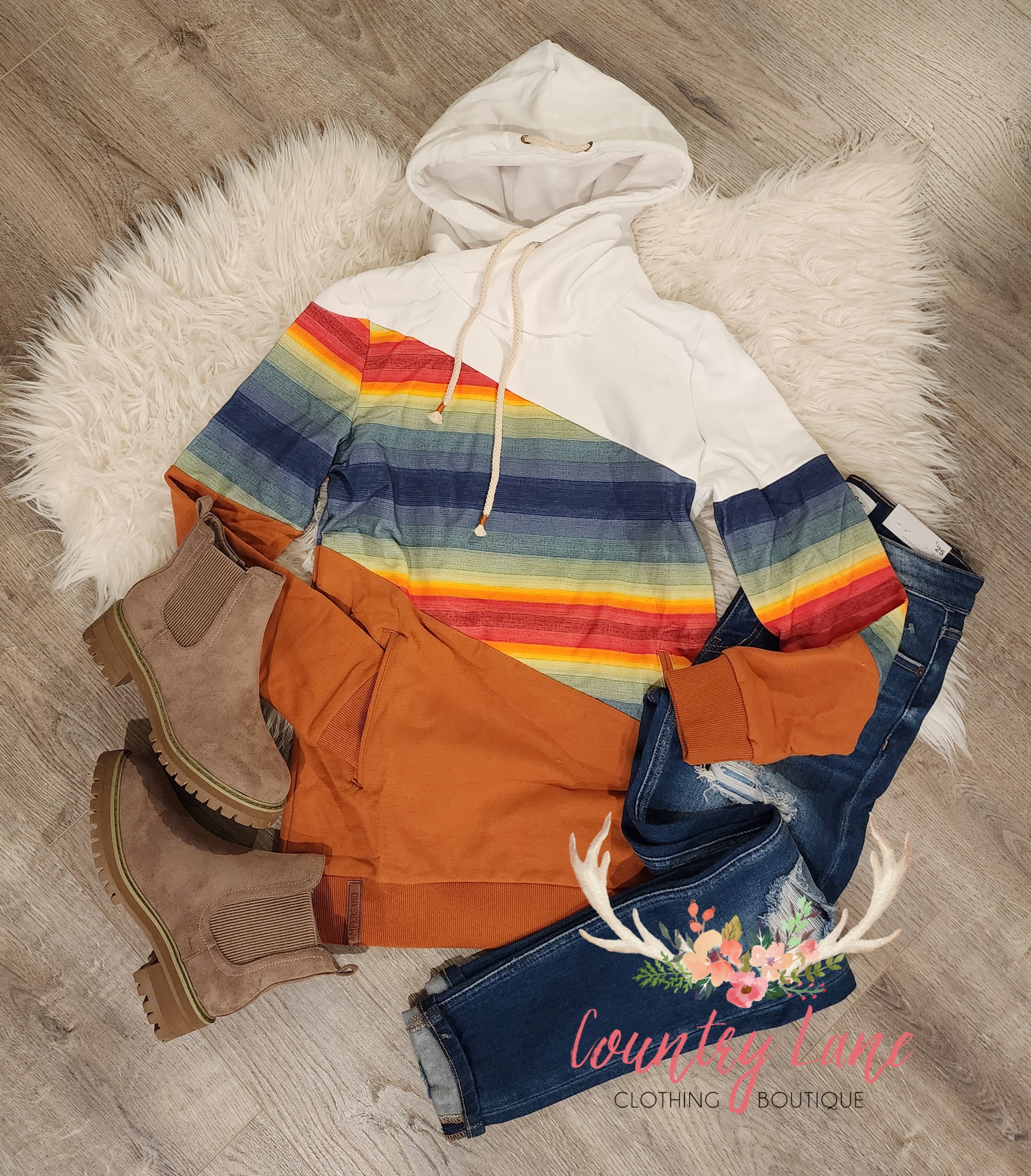 Rikki Retro Hoodie – Country Lane Clothing Boutique