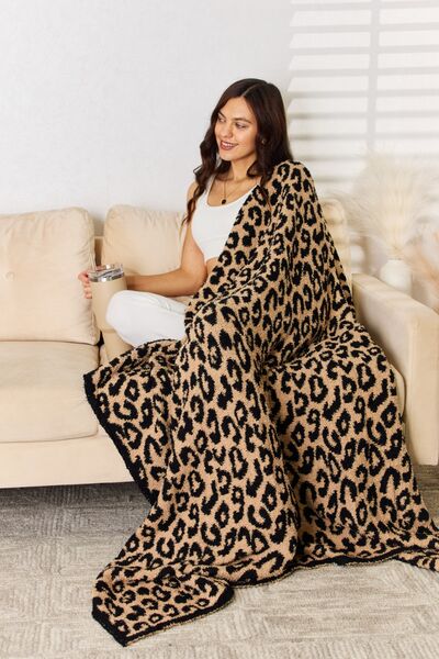 Cuddley Leopard Decorative Throw Blanket-SHIPS DIRECTLY TO YOU!
