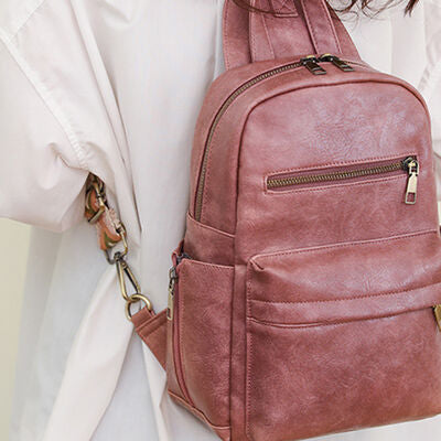 Meika Leather Backpack-SHIPS DIRECTLY TO YOU!