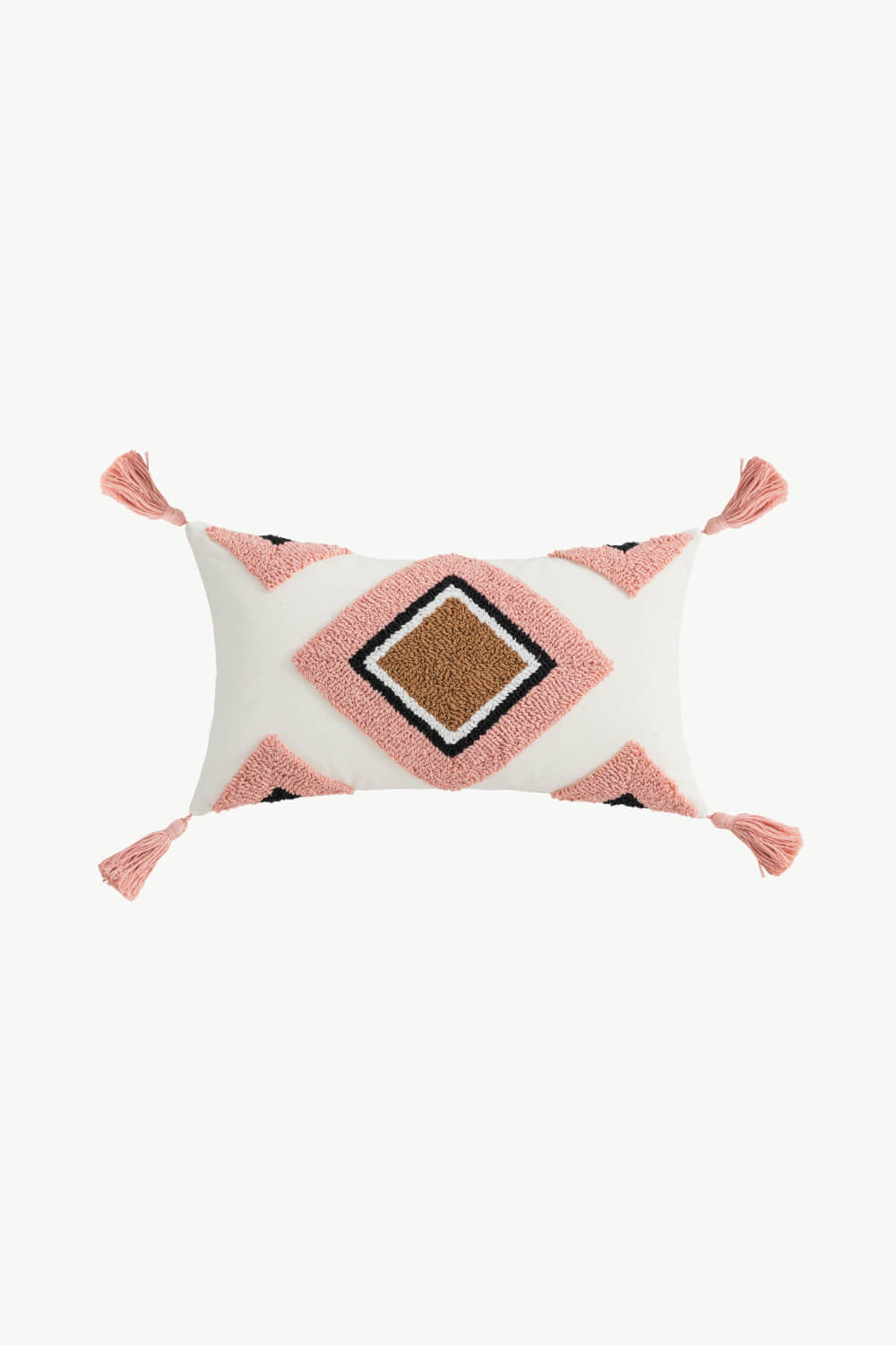 Geometric Graphic Tassel Decorative Throw Pillow Case-SHIPS DIRECTLY TO YOU!